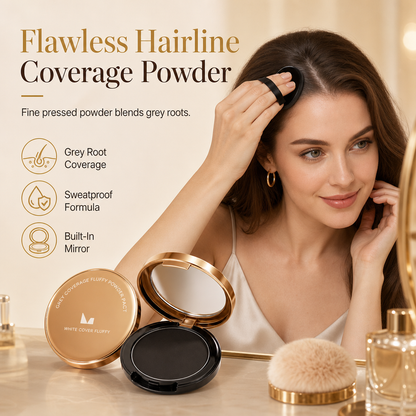 💇‍♀️ 50% RABATT NU! Volymgivande hårpuder för hårfästet – jämn täckning, naturlig färg & håller hela dagen – perfekt för gråa rötter och glest hårfäste ✨