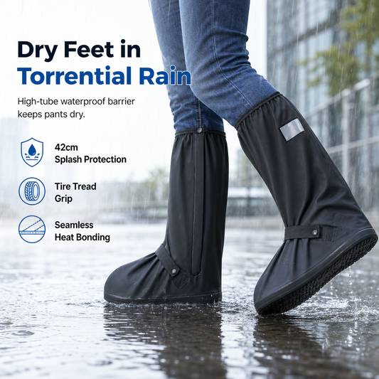 🌧️ 51% RABATT NU! 👢 Vattentäta stövelskydd – halkfri sula & reflekterande detaljer för regn och lera 💧
