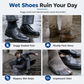 🌧️ 51% RABATT NU! 👢 Vattentäta stövelskydd – 42 cm högt skydd, halksäker sula & reflekterande detaljer – perfekt för regn, lera och pendling 💧