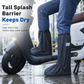 🌧️ 51% RABATT NU! 👢 Vattentäta stövelskydd – 42 cm högt skydd, halksäker sula & reflekterande detaljer – perfekt för regn, lera och pendling 💧