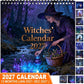 🔮 50% RABATT NU! 🧙‍♀️ Mystiska Häxkalender 2027 – magisk, gotisk & atmosfärisk väggkalender – perfekt för sovrum, läshörnor och kreativa utrymmen ✨🌙