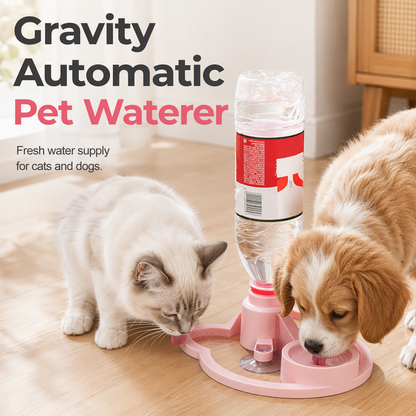 🐾 50% RABATT NU! Gravitationsdriven vattenautomat för husdjur – elfri, tyst & livsmedelsklassad – perfekt för katter, hundar och smådjur 💧
