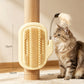 2-in-1 Pet Corner Self Groomer with Feather Wand