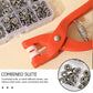🧷 50% RABATT NU!Söm-fri knappknipsats för tryckknappar, inget nål och tråd behövs för att fästa knappar ✂️