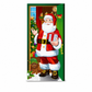 🎄 50% RABATT NU! Juldekoration för ytterdörr – festligt dörröverdrag med tomte, alver & banderoll – enkel installation på under en minut ✨