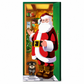 🎄 50% RABATT NU! Juldekoration för ytterdörr – festligt dörröverdrag med tomte, alver & banderoll – enkel installation på under en minut ✨