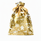 🎄 50% RABATT NU! 🍬 10-pack julklappspåsar med dragsko för godis – hållbara, festliga & lätta att stänga – perfekt för julgodis och presenter ✨