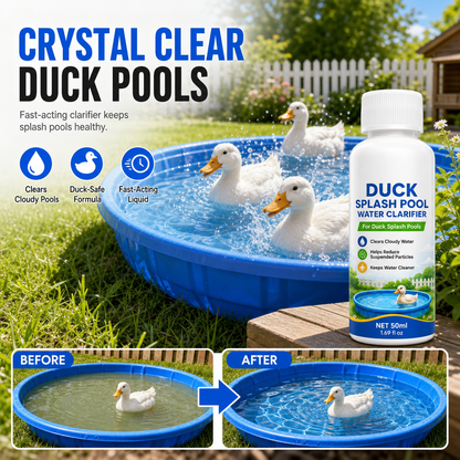 💧 50% RABATT NU! 🦆 Ankdamm Vattenrenare & Klarare – kristallklart vatten, binder smuts & enkel dosering – perfekt för dammar, pooler och utomhuslek ✨