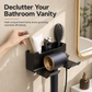 🚿 50% RABATT NU! Väggmonterad hårtorkhållare för badrummet – utan borrning, rymlig & vattenavvisande – perfekt för en prydlig morgon ✨