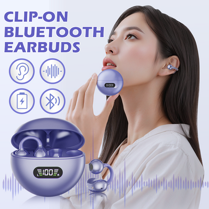 🎧 50% RABATT NU! Bekväma Bluetooth-öronsnäckor med öppen öronklämma – komfort hela dagen, uppslukande ljud & 8–10 timmars batteritid ✨