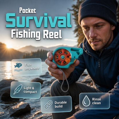 🎣 50% RABATT NU! Portable Rodless Pocket Fishing Reel Device – kompakt, robust & enhandsmanövrerad – perfekt för spontant fiske och lättviktsäventyr ✨