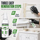 🚪 50% RABATT NU! Vit reparationsspray för trä och metall – döljer repor, märken och rost – perfekt för dörrar, bord, skåp och räcken ✨