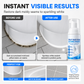 🚿 50% RABATT NU! ✨ Toalettfogsrengöringsmousse – fastklistrande skum, löser upp smuts i springor & ger glans – perfekt för badrummet 🧼