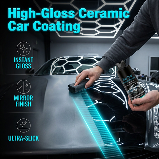 🚗 50% RABATT NU! ✨ High-Gloss Hydrophobic Nano Ceramic Coating Spray – spegelblank finish, extremt vattenavstötande & långvarigt lackskydd – för alla bilar 💎