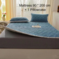 🛏️ 50% RABATT NU! Jacquard Comfort Warm Mattress & Pillowcases – överlägsen värmeteknik, 3D-quiltning & halksäker design – perfekt för kalla vinternätter ✨