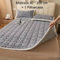 🛏️ 50% RABATT NU! Jacquard Comfort Warm Mattress & Pillowcases – överlägsen värmeteknik, 3D-quiltning & halksäker design – perfekt för kalla vinternätter ✨