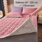 🛏️ 50% RABATT NU! Jacquard Comfort Warm Mattress & Pillowcases – överlägsen värmeteknik, 3D-quiltning & halksäker design – perfekt för kalla vinternätter ✨