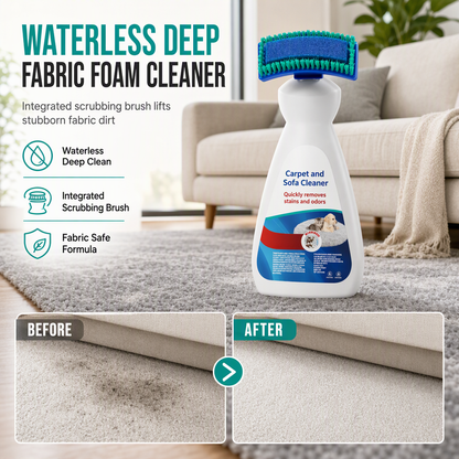 💦 50% RABATT NU! ✨ Vattenfri textil- och mattvätt – djuprengörande skum, dubbelverkande applicator & lukteliminering – perfekt för mattor, soffor och möbeltyg 🛋️