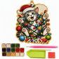 🎄 50% RABATT NU! ✨ Christmas Pearl Art Hanging Ornament DIY Kit – gnistrande pärlkonst, dubbelsidiga pärlor & HD-färgtryck – perfekt för familjepyssel och julstämning 🎄