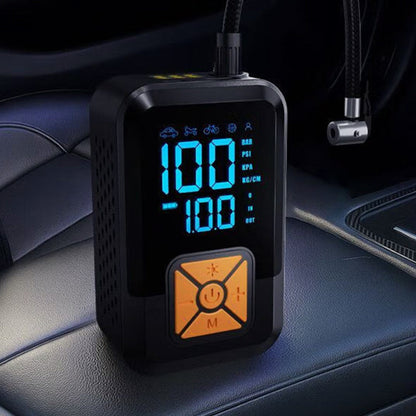 ⚡ 50% RABATT NU! Multi-Mode Digital Luftpump med LCD-skärm – snabb uppblåsning, intelligenta lägen & dubbel display – perfekt för bil, MC, cykel och boll ✨