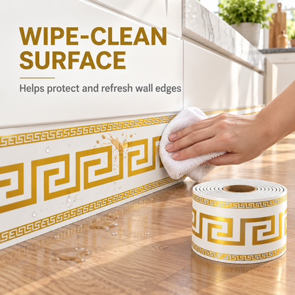 🧱 50% RABATT NU! ✨ Självhäftande bordsdekor för golvlister och väggar – enkel montering, slitstarkt PVC & eleganta mönster – perfekt för kök, badrum och alla rum 🏠