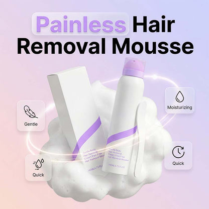🧴 50% RABATT NU! ✨ Skonsam smärtfri hårborttagningsmousse – molnliknande skum, närande formula & enkel trestegsprocess – perfekt för armar, ben och känsliga områden 🌸