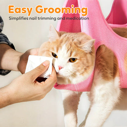 🐾 50% RABATT NU! 🔥 Grooming-hängmatta för husdjur – håller hunden eller katten lugn och stadig vid kloklippning, medicinering och pälsvård – perfekt för små till medelstora husdjur ✨