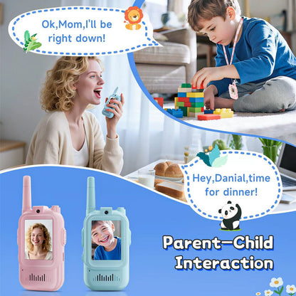 📢 50% RABATT NU! 🎥 Kids' Video Walkie Talkies – live-videosamtal, tryck-och-prata & roliga röstefekter – perfekt för äventyr hemma och utomhus ✨