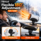🚗 50% RABATT NU! ❄️ Bärbar bilvärmare och avfrostare med 360° roterande bas – snabb avfrostning, två lägen & kompakt design – perfekt för kalla vintermorgnar ✨