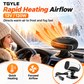 🚗 50% RABATT NU! ❄️ Bärbar bilvärmare och avfrostare med 360° roterande bas – snabb avfrostning, två lägen & kompakt design – perfekt för kalla vintermorgnar ✨