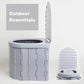 🚽 50% RABATT NU! Utomhus bärbar hopfällbar toalett – stabil, läckagesäker & mångsidig – perfekt för camping, resor, fiske och nödsituationer ✨