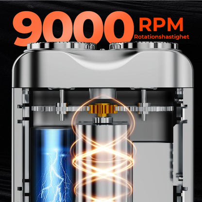 🔋 50% RABATT NU! ✨ Bärbar Mini Roterande Elektrisk Rakapparat för Män – kraftfull, kompakt & USB-laddningsbar – perfekt för resan och vardagen 🧔