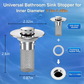 🛡️ 50% RABATT NU! Anti-Clog Universal Sink Stopper – 304 rostfritt stål, avtagbar pop-up-kärna & anti-igångsfilter – perfekt för handfat, badrum och kök 🚿