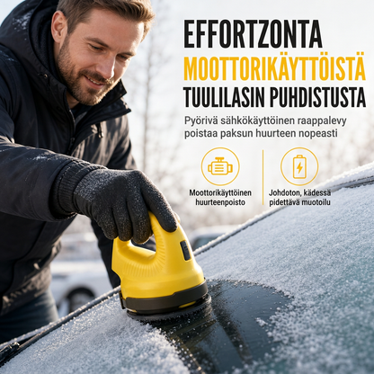 🖤❄️🔥 BLACK FRIDAY – 50 % RABATT! 🚗⚡ Elektriskt verktyg för snö- och isborttagning från vindrutan – roterande skrapa, köldtåligt batteri & kompakt design – perfekt för snabba vintermorgnar 🌨️🧊