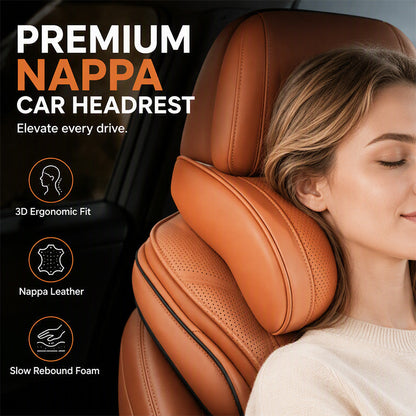 🚗 50% RABATT NU! Universellt minnesskum-nackstöd för bilen – 3D-konturerat stöd, mjukt PU-läder & andningsbar design – perfekt för långa bilturer och bekväm körning ✨