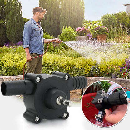🔧 50% RABATT NU! Premium handdriven elektrisk borrpump – anslut till din borrmaskin och pumpa vatten eller olja – perfekt för garage, trädgård och nödlösningar ✨