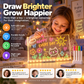 🎨 50% RABATT NU! Upplyst raderbar ritbräda för barn – återanvändbar akryltavla, mjuk LED-belysning & nattlampa – perfekt för kreativ lek och mysiga rum ✨