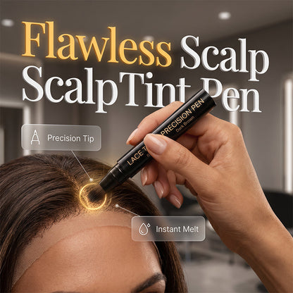 💇‍♀️ 50% RABATT NU! Professionell spetsfärgspenna – osynlig hårlinje, snabbtorkande & kladdfri – perfekt för perukinstallationer ✨