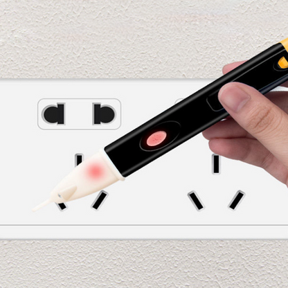 ⚡ 50% RABATT NU! Portabel ljud- och ljuslarmande induktiv spänningstestare – kontaktlös detektering, ficklampa & robust design – perfekt för elarbete och DIY ✨