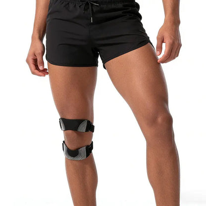 🦵 50% RABATT NU! Justerbart knäskydd med patellastabilisator – dubbel stabiliserande rem, inbyggda silikonkuddar & andningsbar komfort – perfekt för löpning, träning och vardag ✨