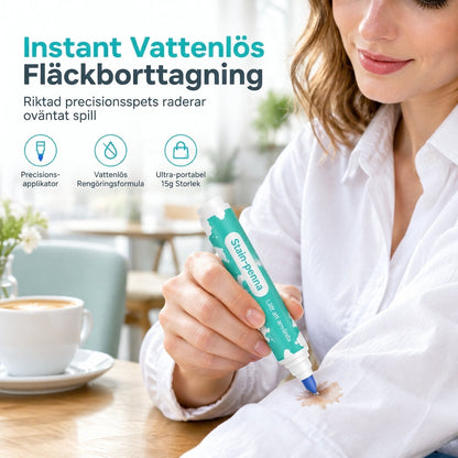 👕 50% RABATT NU! Ta bort oljefläckar från vita kläder utan vatten eller tvätt – portabel fläckborttagningspenna, 15 g