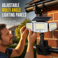 💡 50% RABATT NU! Solar 3-head rörelsesensorlampa – tre justerbara paneler, PIR-sensor & IP65 – perfekt för uppfarter, trädgårdsgångar och entréer ✨