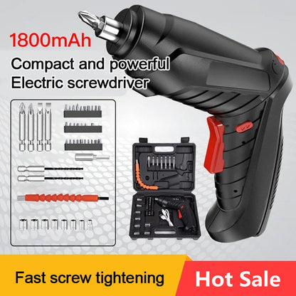 🔧 50% RABATT NU! Lätt och tålig elektrisk skruvmejsel i 47 delar – smidig, kraftfull och komplett för montering, reparation och hemmaprojekt ✨