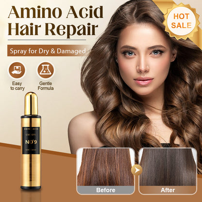 💧 50% RABATT NU! Amino Acid Hair Repair Spray för torrt och skadat hår – allt-i-ett-reparation, keratin & intensiv återfuktning – perfekt för frissighet, kluvna toppar och torrhet ✨