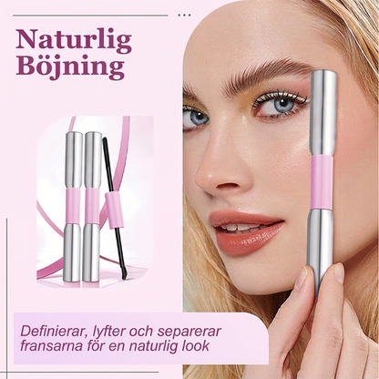 🔥 50% RABATT! 👁️ Ögonfransförstärkare med dubbla borstar – Vattentät, volymgivande & perfekt för hela dagen! 💧👌