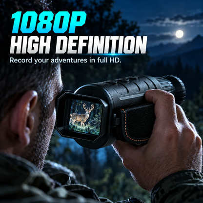 🔭 50 % RABATT NU! 🌙 1080P HD infraröd mörkerkikare monokulär – 16X digital zoom och justerbar infraröd belysning för natur, övervakning och utomhusbruk ✨