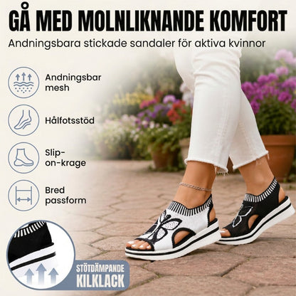 👡 50% RABATT NU! Casual strandtofflor med öppen tå och platå för dam – bekväma, snygga & perfekta för stranden, poolen och sommardagar ☀️🌊