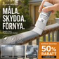 🎨 50% RABATT – NYHET! Vattenbaserad metallic silverfärg med inbyggd pensel – snabbtorkande, lättanvänd & slitstark – perfekt för reparationer, dekoration & hushållsprojekt 🖌️✨